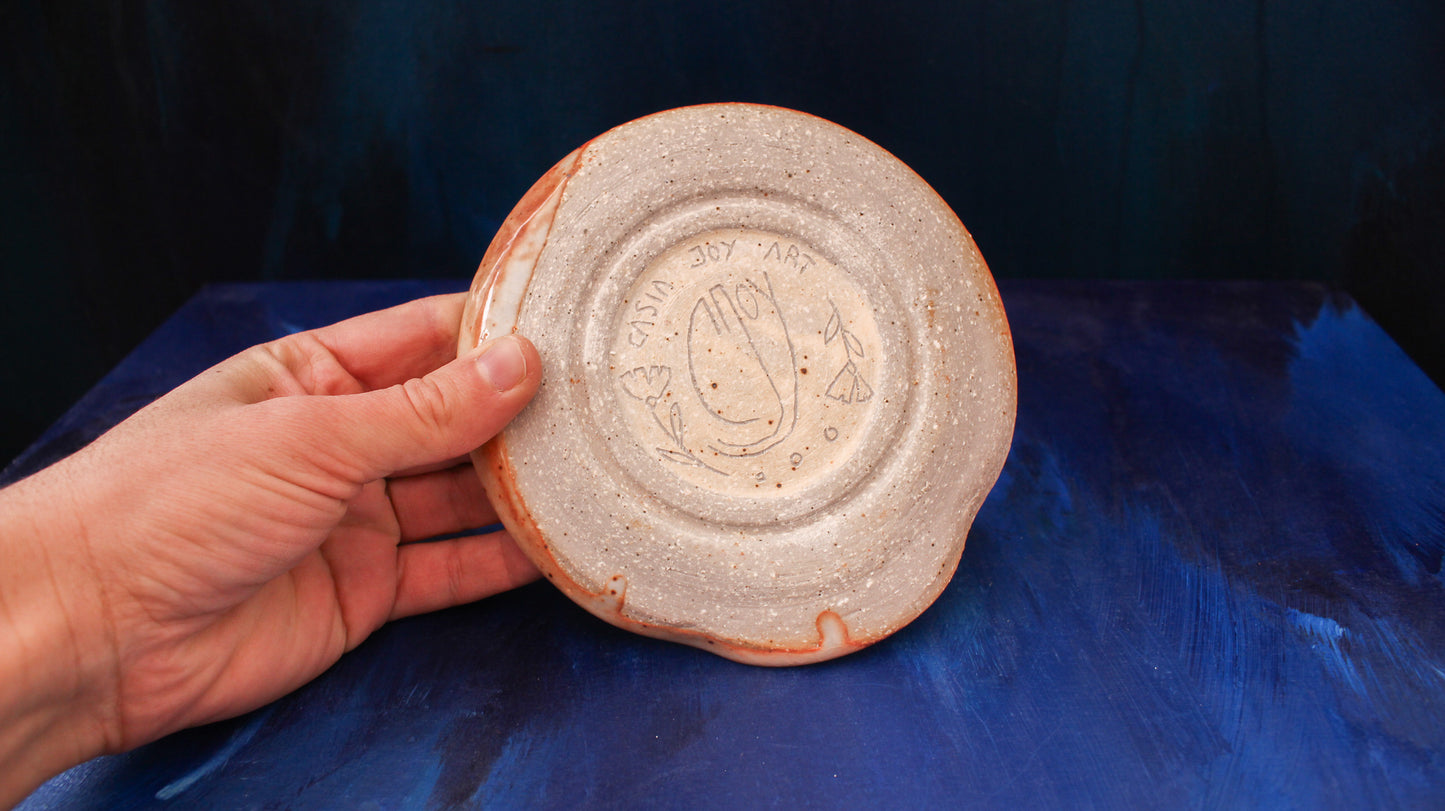 Golden Whale Spoon Rest Woodfired