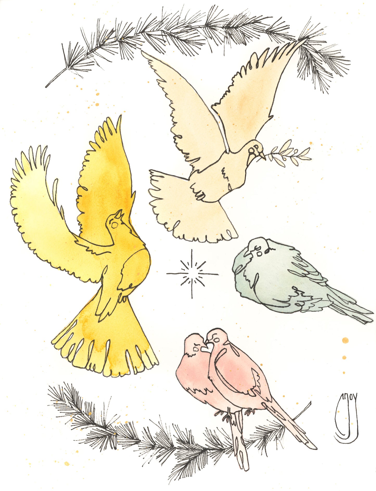 ~ Advent Doves ~