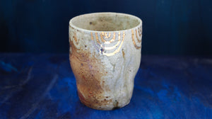 12oz Golden Bow Tumbler - Wood Fired - DISCOUNTED {Read Description}