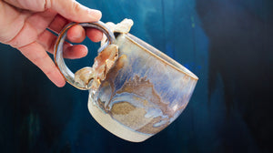 20oz Periwinkle Gingko Curl Mug