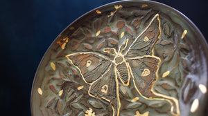 Golden Luna Moth Spoon Rest