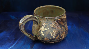 16oz Golden Dragonfly Mug