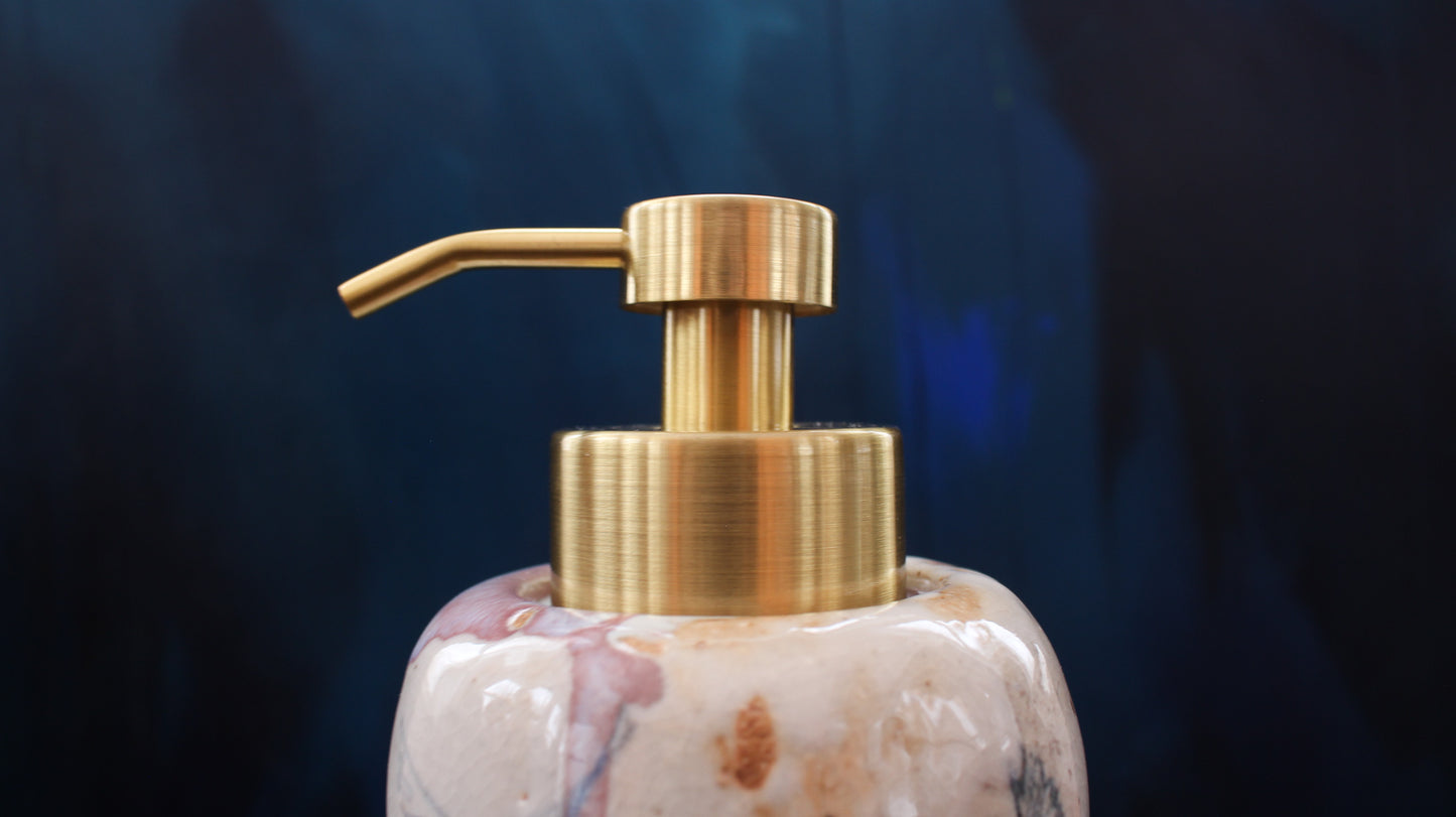 8oz Swooping Swallows Soap Dispenser Woodfired