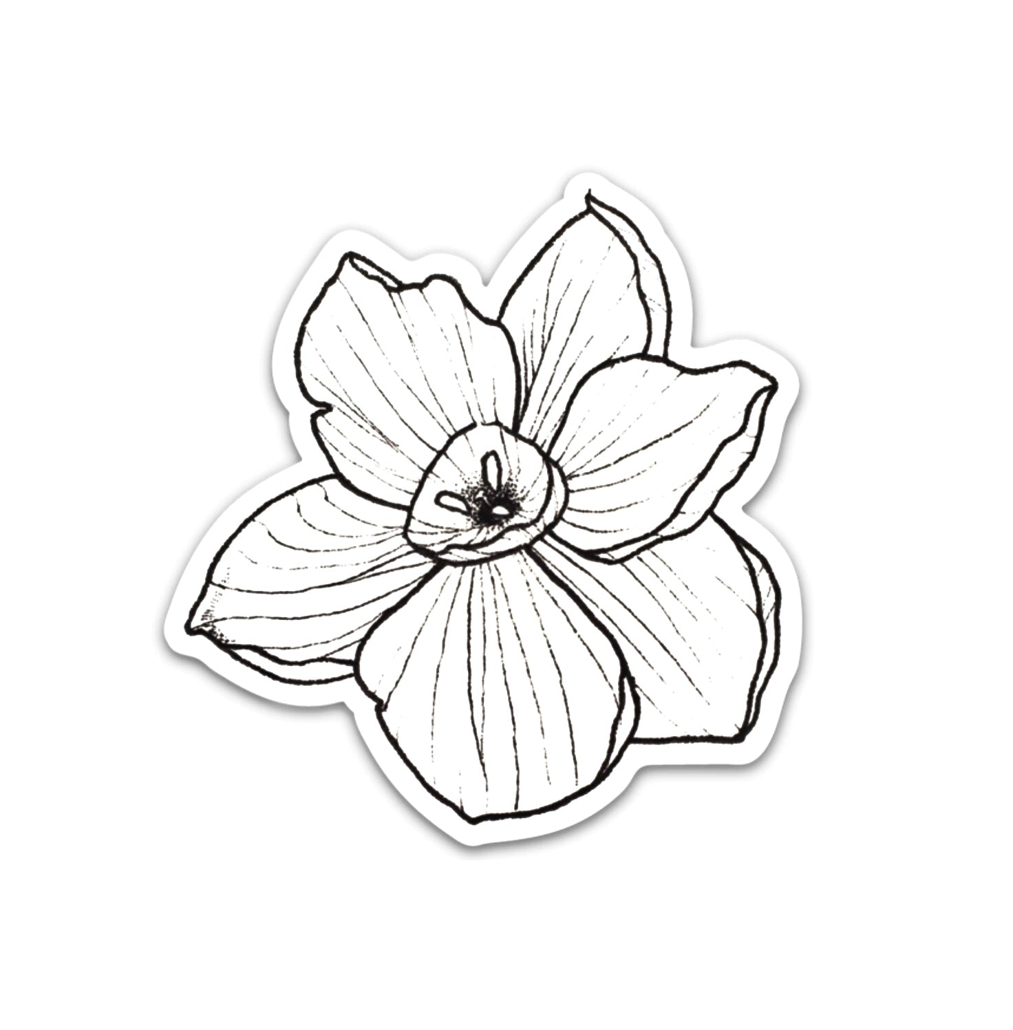 ~ Narcissus Flower Sticker ~